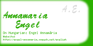 annamaria engel business card
